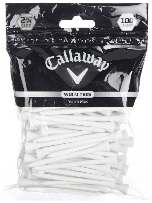 Callaway Wood Tees 75 Count 3 1/4 Size BRAND NEW IN PACKAGE Orange